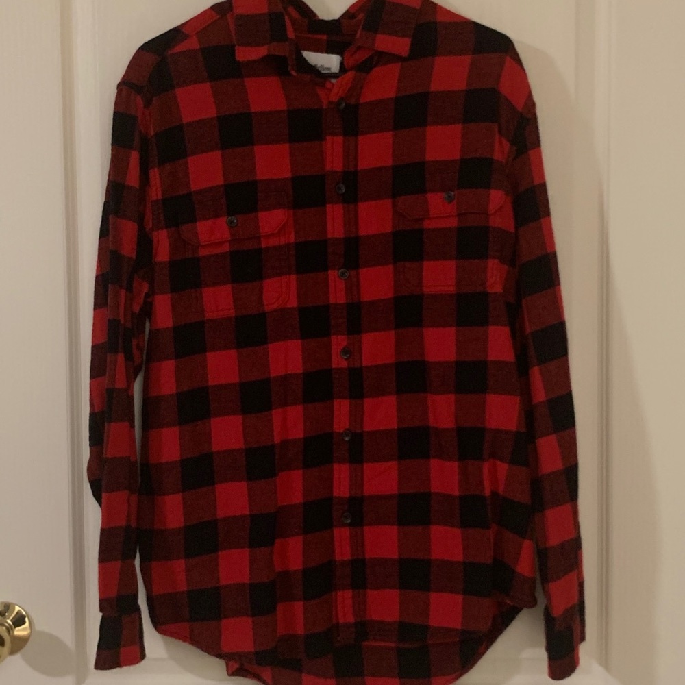 Goodfellow Buffalo Plaid Men’s Button Down